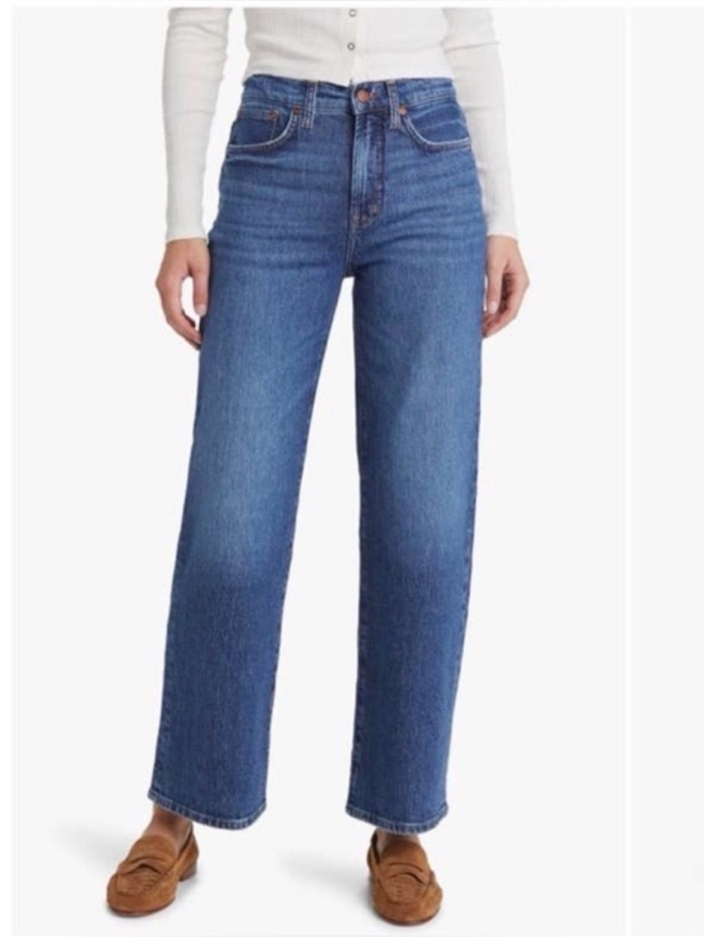 Madewell The Perfect Vintage Wide Leg Jeans Size 28